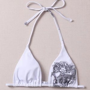 Chinese dragon print bikini